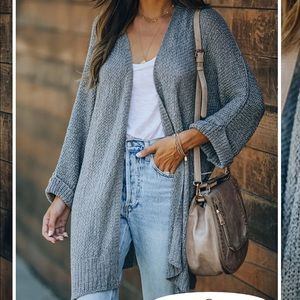 Vici Take it Easy Cardigan in Grey